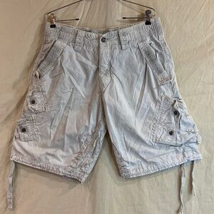 Paperbacks Men's Light Gray Cargo Shorts